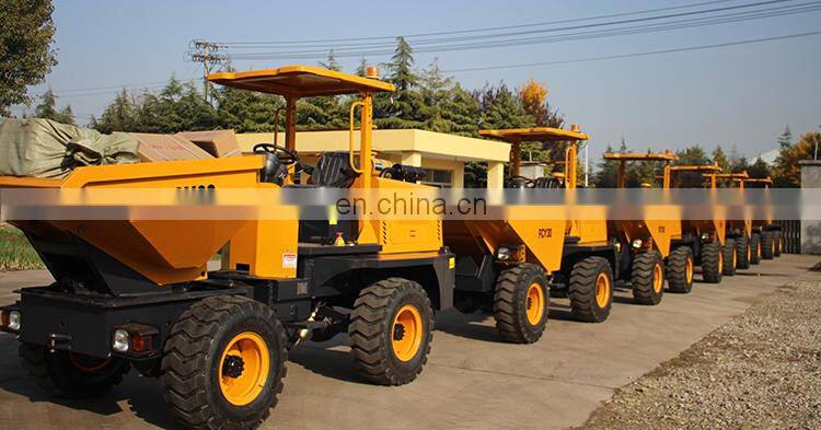 Mini moving machinery superior FCY30 Loading capacity 3 tons china dumper with rops and canopy