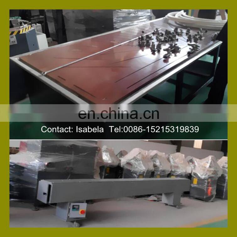 Oil heating bending PVC window processing machine for bending arc window-door