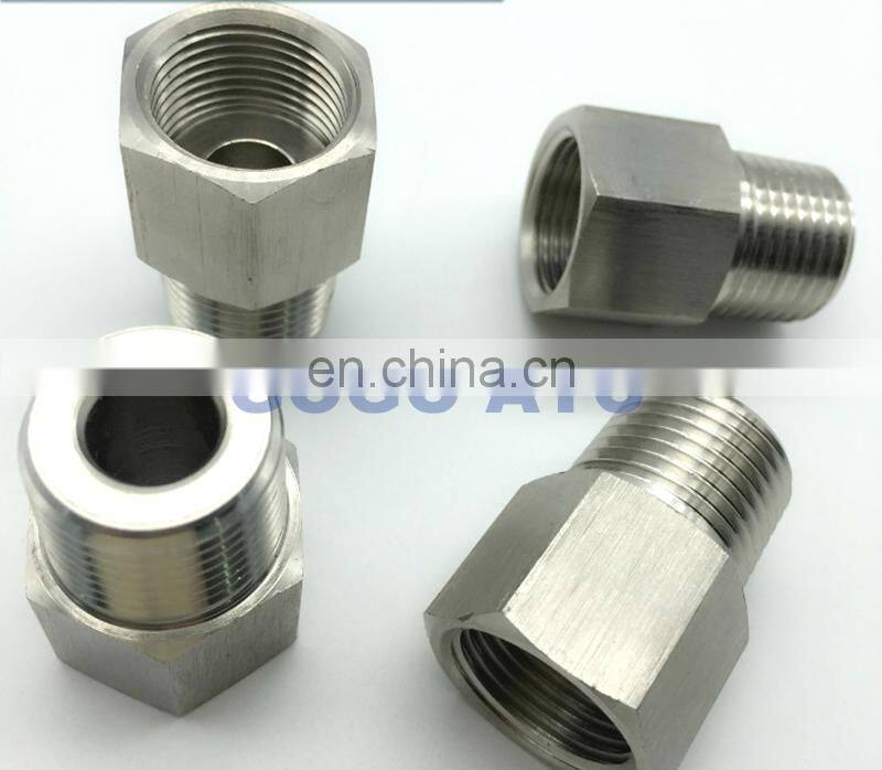 High quality quick coupler 3/8 female to 1/4 male thread adapters SUS304 stainless steel straight galvanized steel pipe fittings