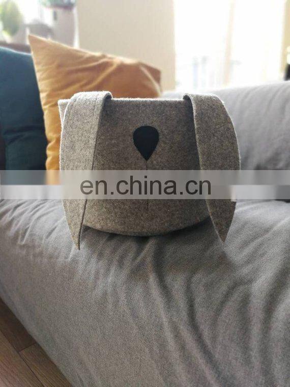 Felts rabbitr bathroom toys clothes laundry basket living room toys clothes basket