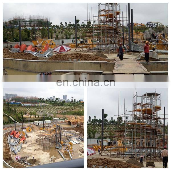 China Guangxi 30,000 Fiberglass Water Slide / Wave Pool / Family Water Playground Water Park