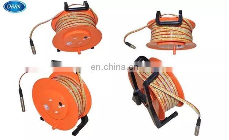 Portable deep well water level meter