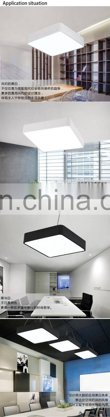 36W modern led square hanging office lights