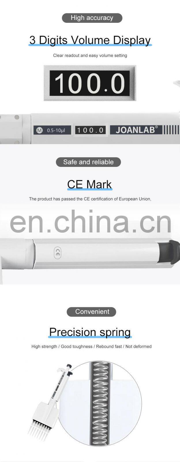 AKMLAB High Quality Multichannel Digital Pipette Micropipette