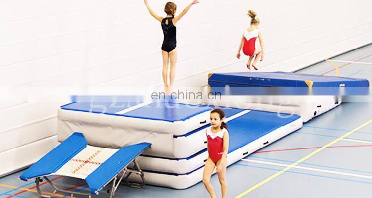 Hot Selling 20cm Thickness Inflatable Folding Air Floor Track Yoga Gymnastics Gym Equipment Tumbling Jumping Mat for Sale