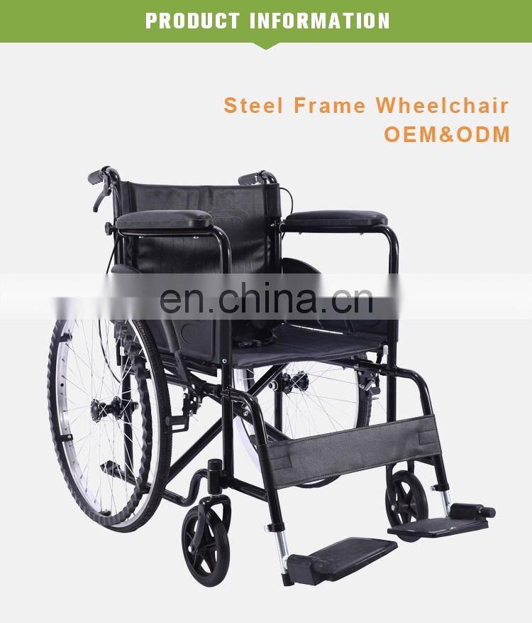 Folding portable lightweight wheelchair supplier wheelchair 809