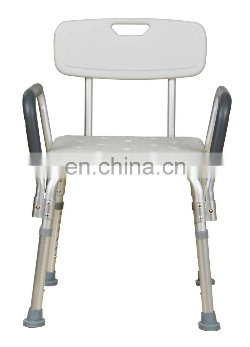 Deluxe padded bath chair with back