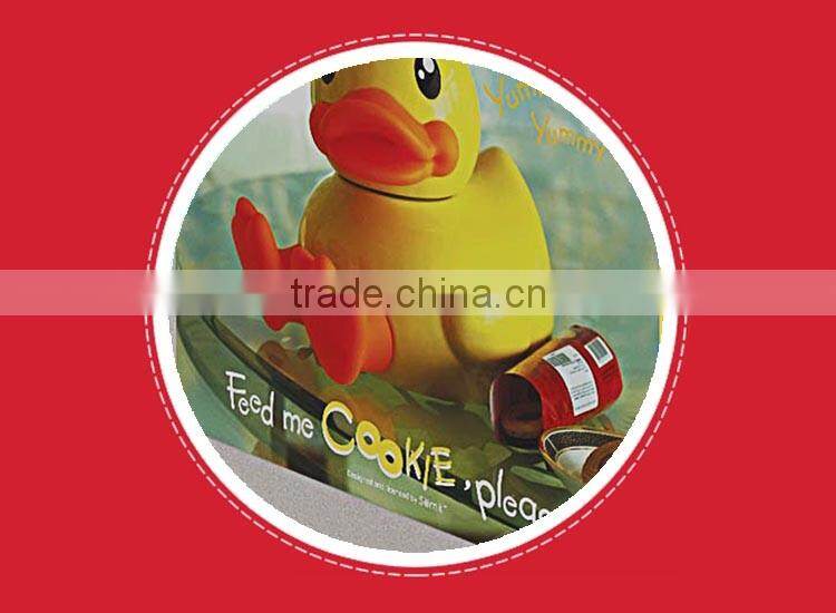 B.Duck animal shaped novelty snack jar ceramic snack jar
