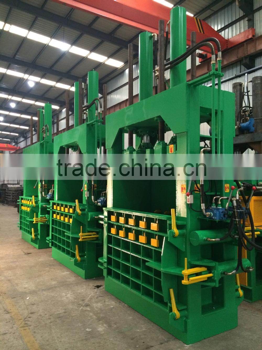 Professional Hydraulic Vertical Waste Tire Baling Machine