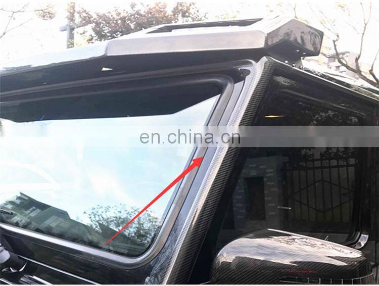 G wagon W463 A pillar fit for G-class W463 G500 G63 G65 G800 G350D 4x4 carbon fiber material front window side pillar