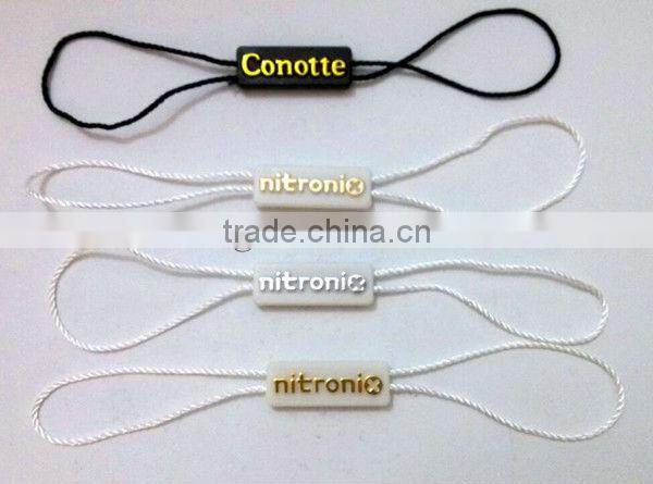 clothes security string seal with logo desia, embossed logo seal