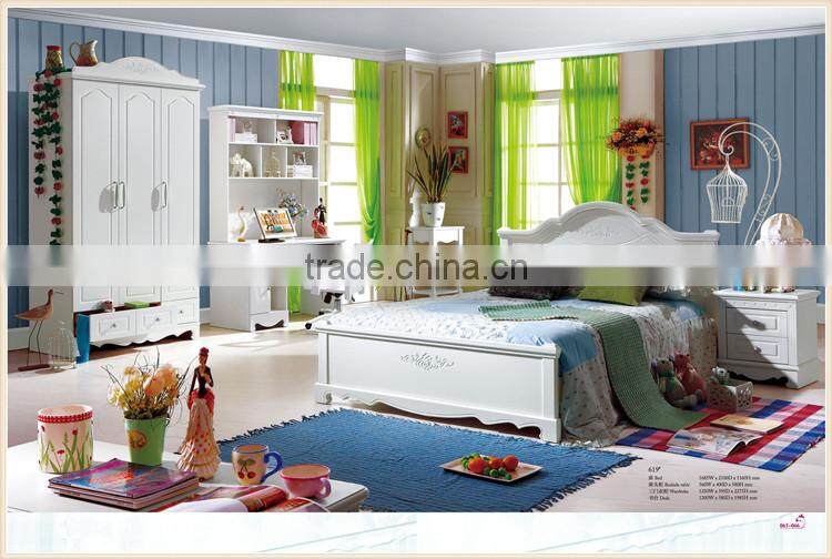 korean wood bunk bed in bedroom furniture