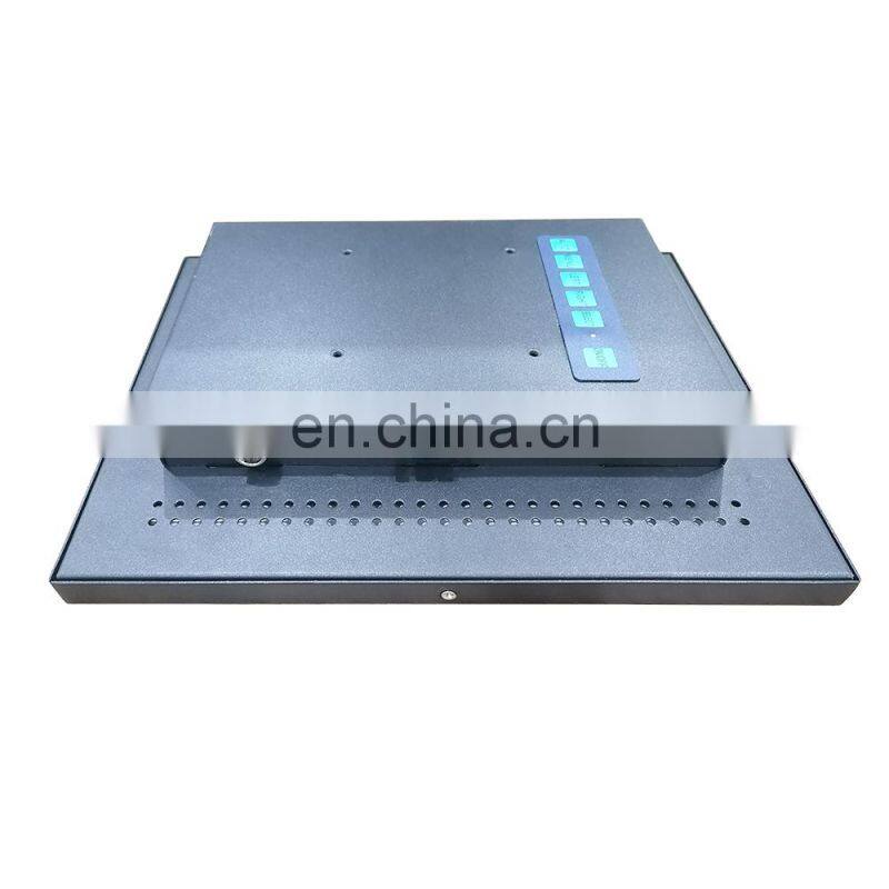 OEM 10.4" industrial Metal Case Embedded Monitor LCD Display VGA