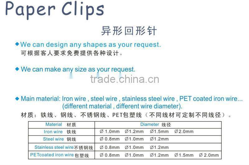 Kinds of Animal Crushed paper clips with stand