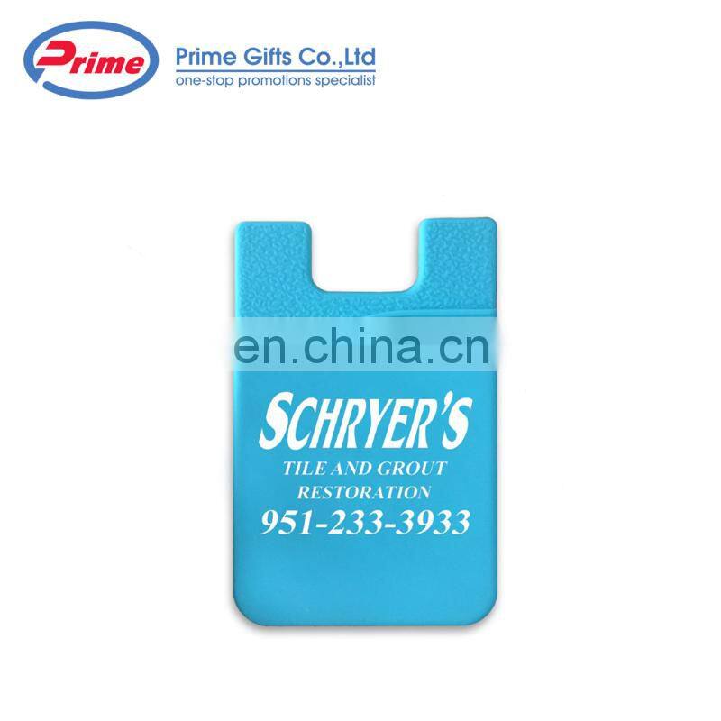 Hot Selling Silicone Mobile Phone Card Holder with Your Logo