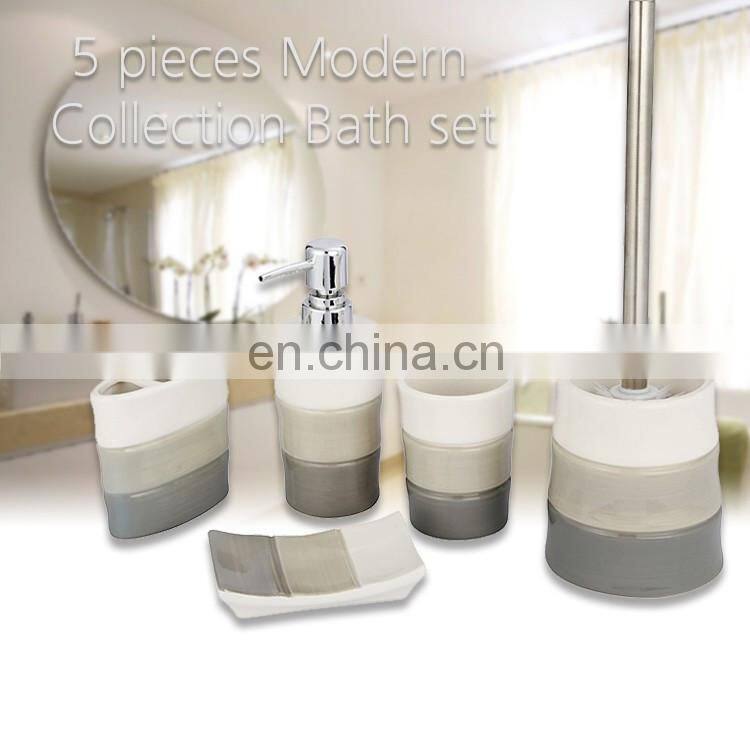 Cheap Price Home Garden Customized Color Ceramic Bathroom Accessories For Sale