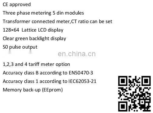 EM537 3*133/230V 3*230/400V 5(65)A energy meter price test bench
