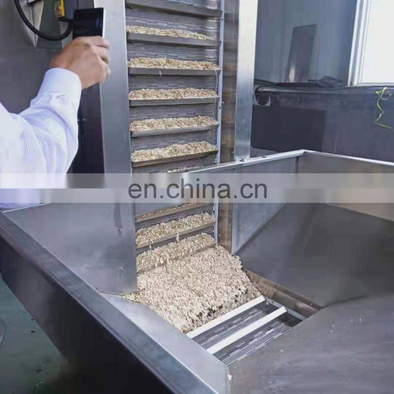 Automatic Chestnut Almond Walnut Pistachio Sunflower Seeds Roaster Price Groundnut Peanut Cocoa Bean Hazelnut Roasting Machine