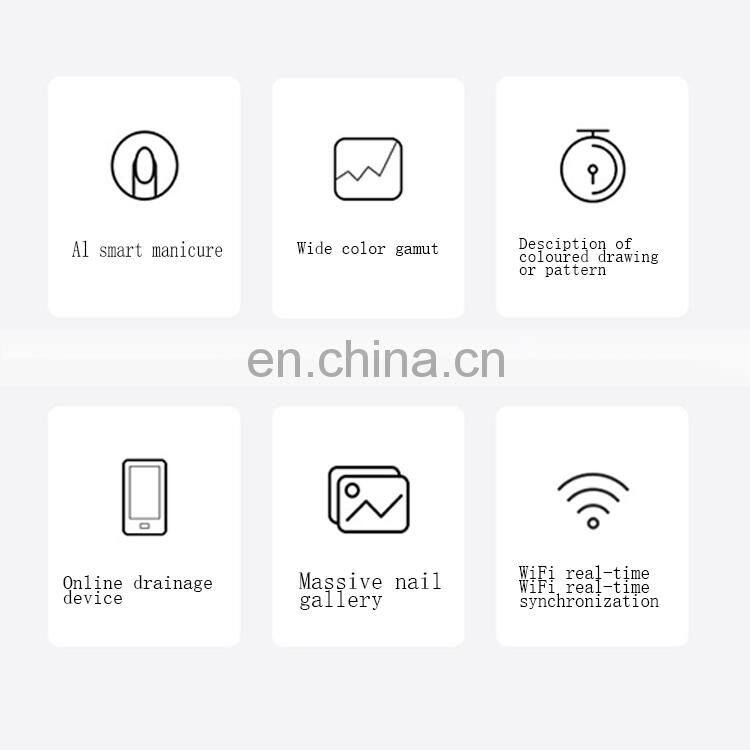 Magic design various color mini auto painting professional china digital nail printer