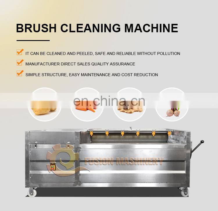Customized Fruit Cleaning Washing Machine Vegetable And Fruit Bubble Cleaning Drying Machine Sweet Potato Strawberry Washing