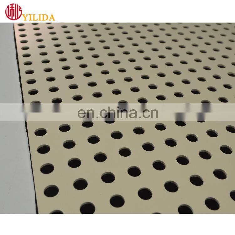 Decorative screen metal aluminum perforated metal panel fireproof ceiling