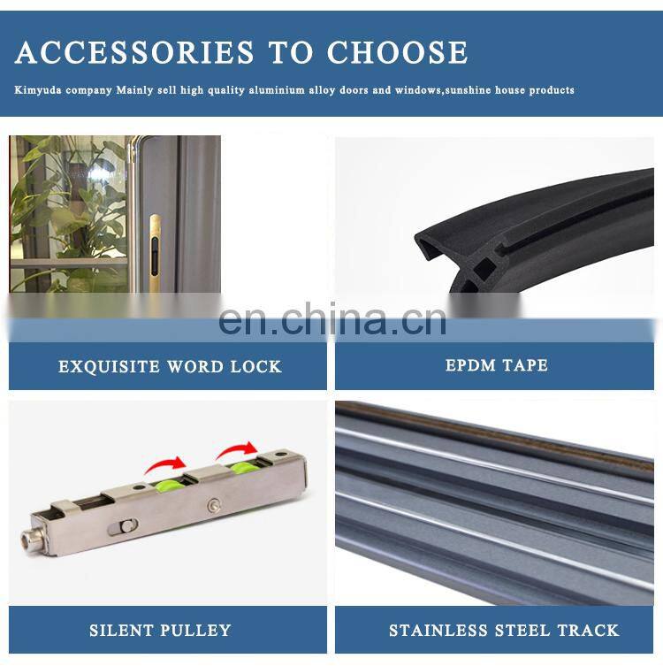 australian slide aluminum door kitchen glass thermal break sliding patio doors