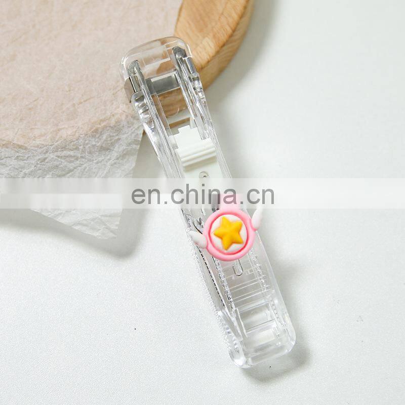 New Push Clip Stapler Staple Remover Binder Push Clamp Tape Dispenser Paper Clips Office Supplies Set Desktop Supplies