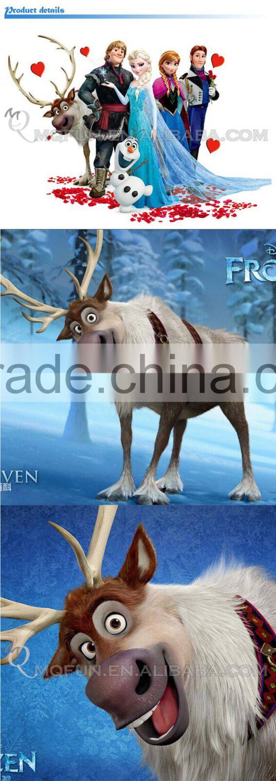 Mini Qute wholesale 43 cm Kawaii cartoon stuffed plush Frozen doll princess anna & elsa olaf sven girls gift kids children toy