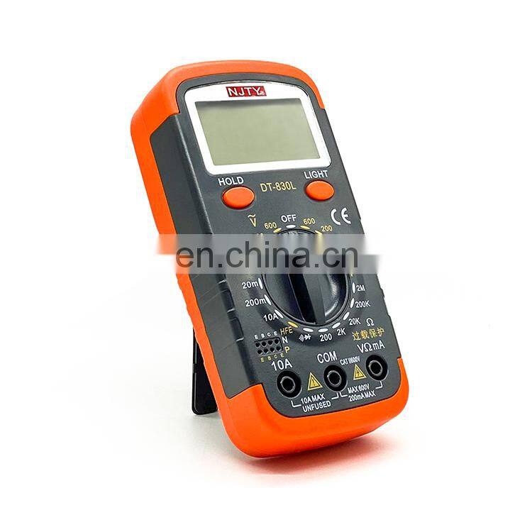 Multimeter New Meter Factory Direct Outlet Digital Multimeter 600V AC Current Intelligent Multimeter