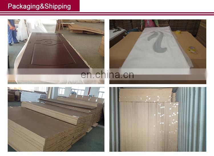 Economic House Apartment Door with 5mm MDF board Hinged Interior Bedroom door Painting Free MDF Door