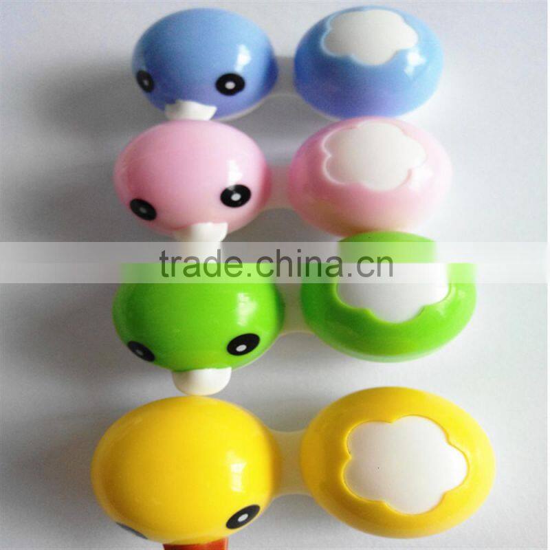 2015 mini duck fancy solution contact lens container