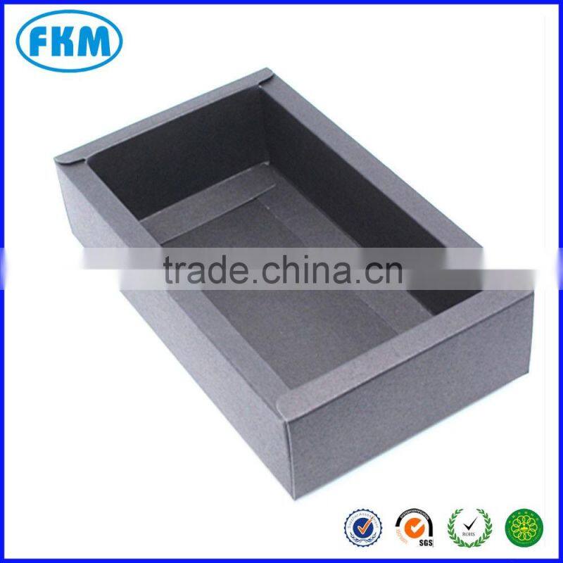 Custom black Kraft Paper Boxes Gift Craft Box Drawer Style Handmade Packaging Jewelry