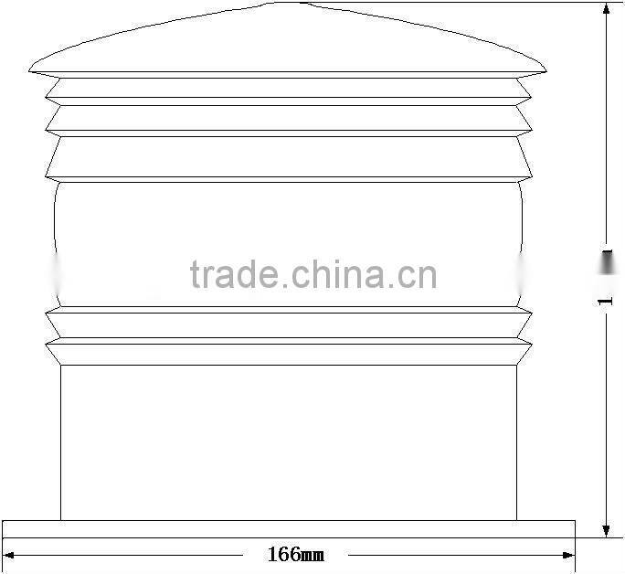 LED IP67 Solar Warning Light ( Airport,Coast,Beacon,Ship,Yacht )