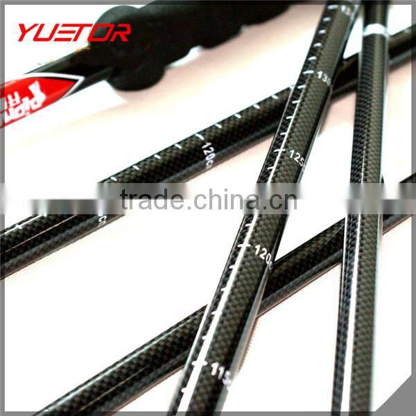Custom 100% Pure Telescopic Carbon Fiber Trekking Poles For Elite Adventurers