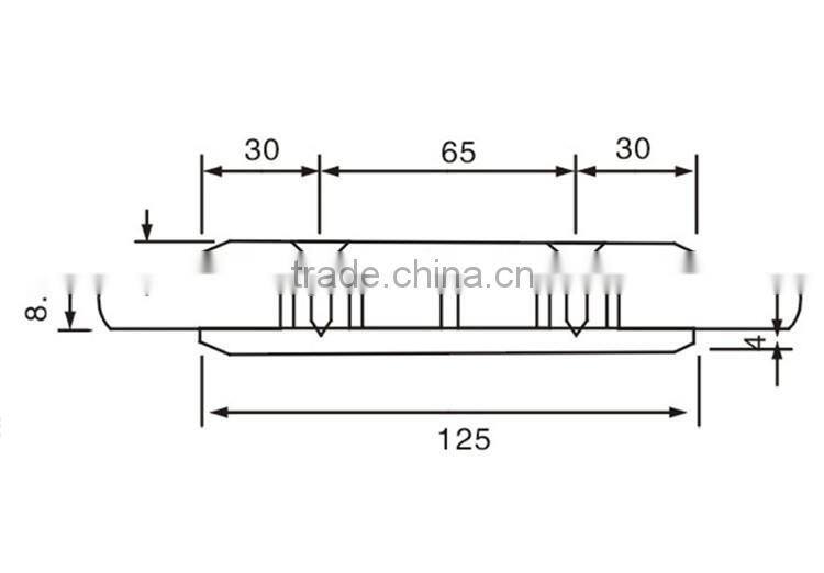 Stainless steel metal clip glass jars and SS handrail clamps and handrail glass fixing