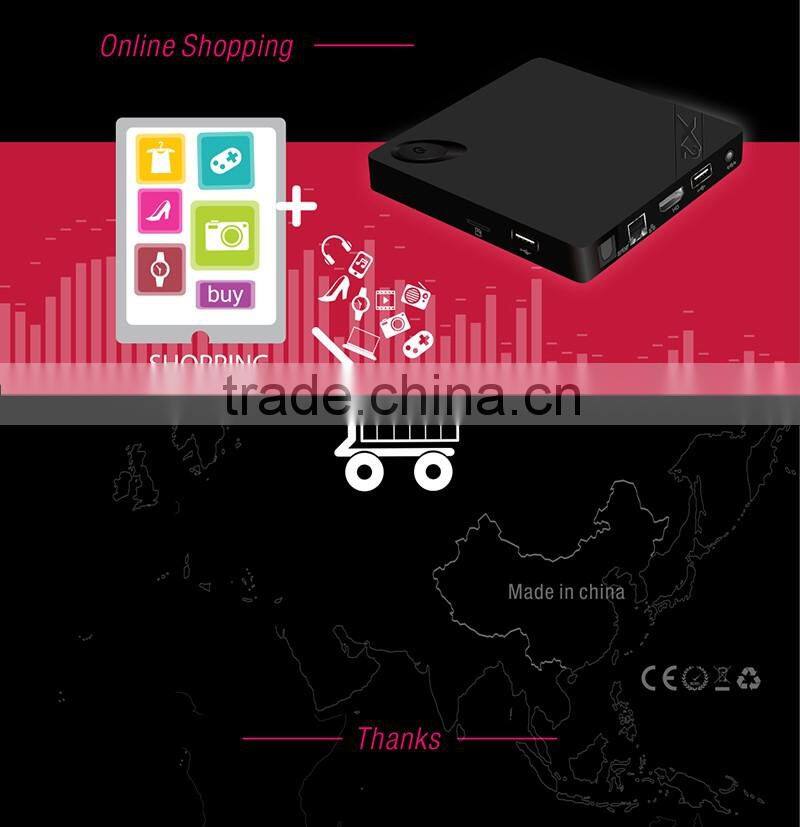 IN STOCK X2 H3 Quad-core ROM: 8GB, RAM: 1GB, Support Full HD 1080P, WiFi, Miracast, DLNA, XBMC Android 4.4 Smart TV Box
