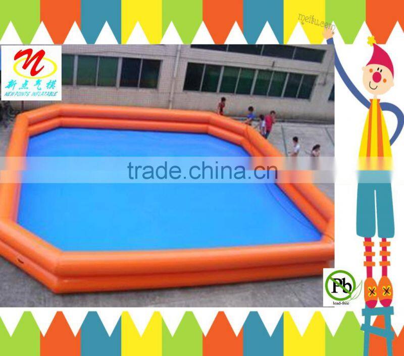 Customized size inflatable swimming pools for adults and kids