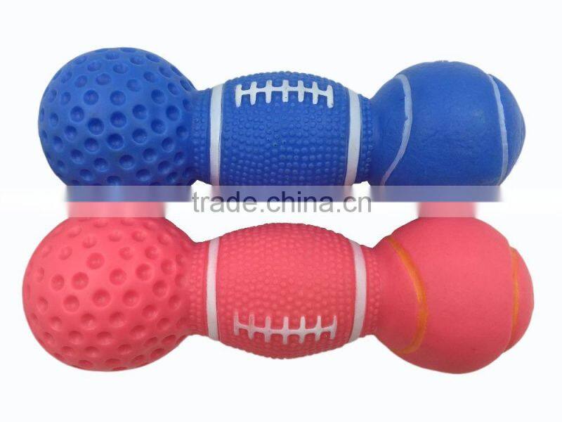 Vinyl squeaky dog toy teether puppy toy dog toy