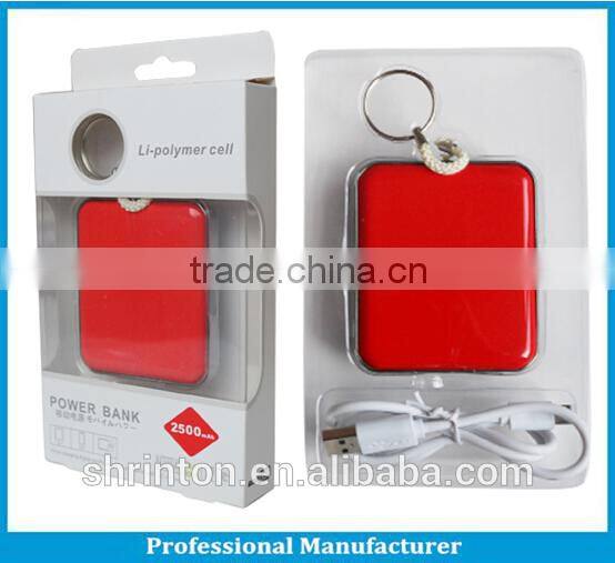 wholesale Portable power bank charger 2600-5000mah