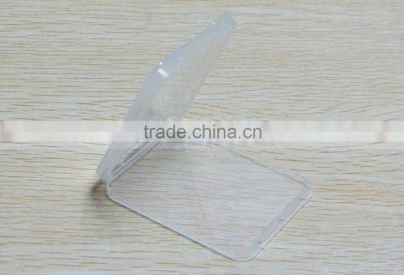 Transparent Eco-Friendsly Plastic Case CF Card Box Memory Card Case