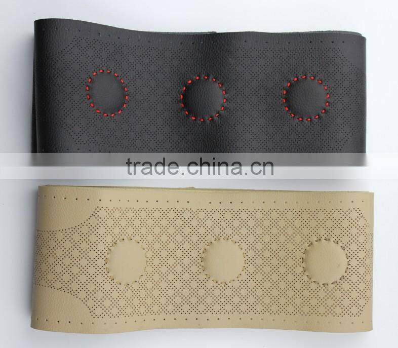 cheap hand sewing military steering wheel cover