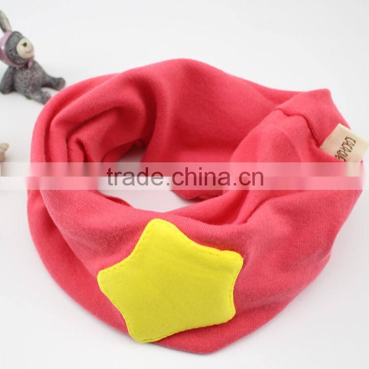 Wholesale Autumn Winter Newest Fashion Candy Color Star Pattern Kids Baby Infinity Scarf