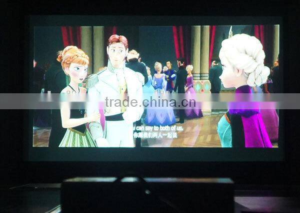 2015 New portable 1280x800pixels support 1080p LED passive shutter 3d dlp projector mini pico laser proyector beam