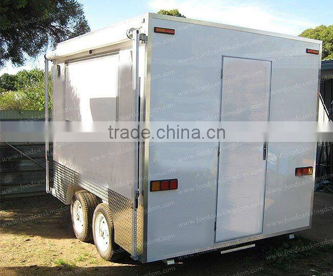 mobile kiosk food cart/mobile kitchen food van for sale