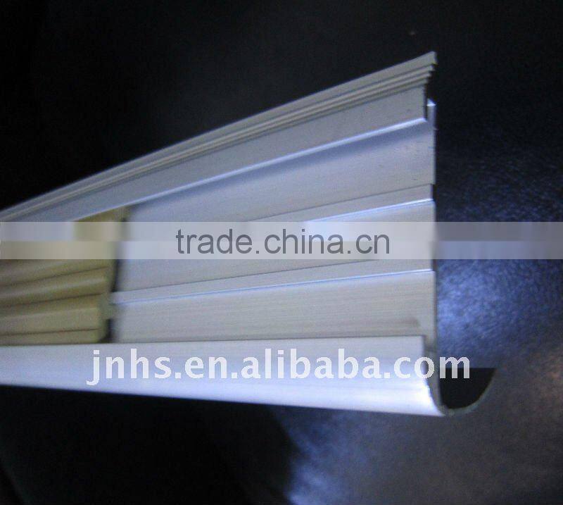 Decorative laminate stair nose Aluminum step edging strip floor strip acrylic stair step tile anti-slip stair nosing profile