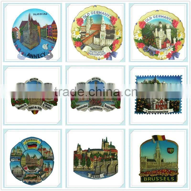 resin fridge magnet for souvenir