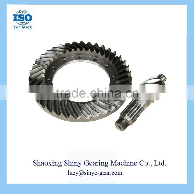 Best Selling Car Automobile Main Reduction Gear Spiral Bevel Gear