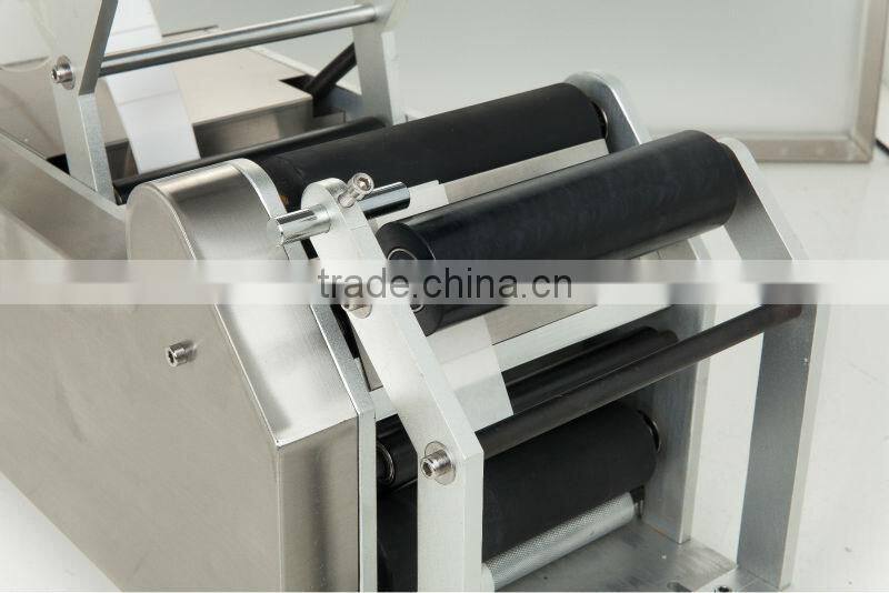 MT-50 manual bottle round sticker labeling machine