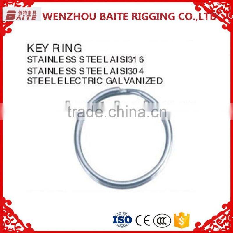 Cheap Price High Quality Key Ring Stainless Steel Aisi 316 304 OEM Service