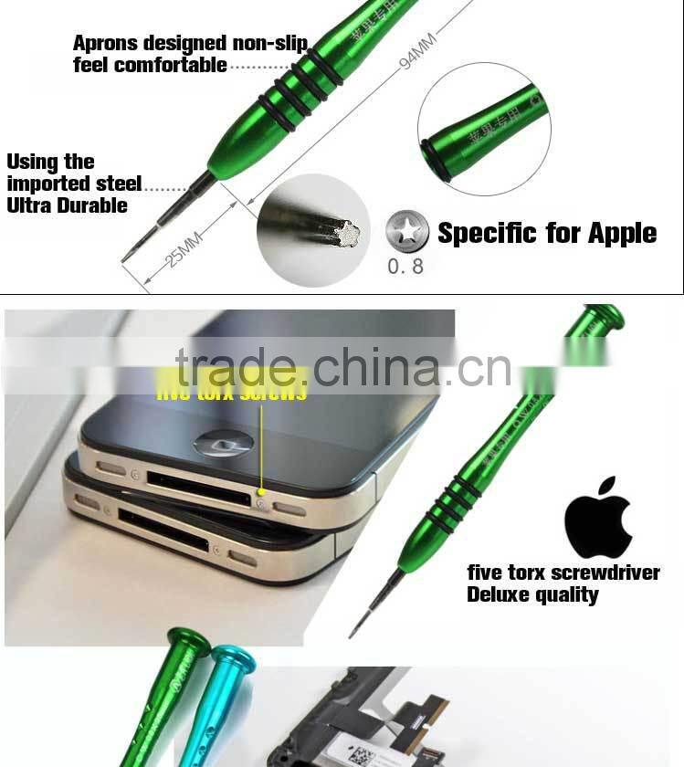 5 in 1 LAOA mobilphone cell phone repair professional tearing crossed star type slotted screwdriver screwdriver set